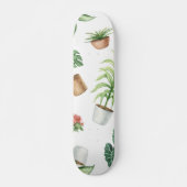 Skateboard motif plante (Devant)