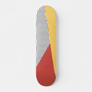 Skateboard motif pop art des années 80