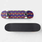 Skateboard Motif Rainbow Hearts (Horz)