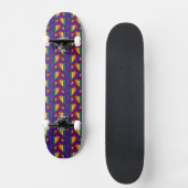 Skateboard Motif Rainbow Hearts (Recto)
