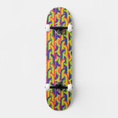 Skateboard Motif Rainbow moderne (Recto)