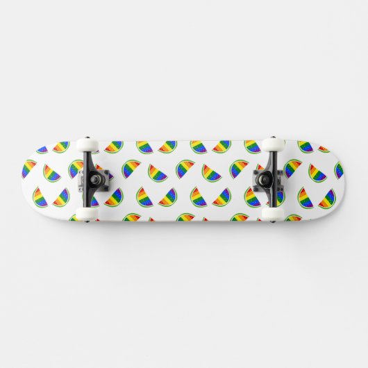 Skateboard Motif Rainbow Watermelon (Horz)
