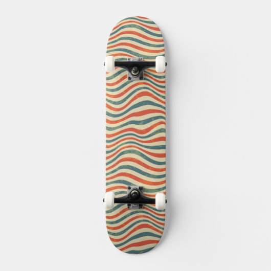 Skateboard Motif rayé (Recto)