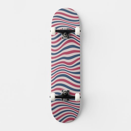 Skateboard Motif rayé 2 (Recto)