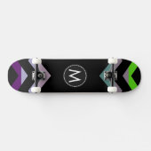 Skateboard Motif rayures chevron chic tendance #7 (Horz)