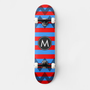 Skateboard Motif rayures Chevron tendance #19