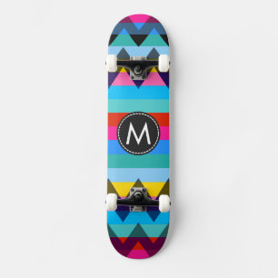 Skateboard Motif rayures chevron tendance #27