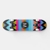 Skateboard Motif rayures Chevron tendance #4 (Horz)