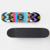 Skateboard Motif rayures Chevron tendance #4 (Horz)