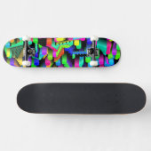 SKATEBOARD MOTIF RÉTRO 90 (Horz)