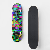 SKATEBOARD MOTIF RÉTRO 90 (Recto)