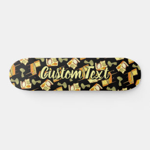 Skateboard Motif Retro Games