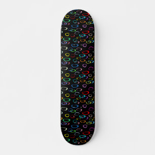 Skateboard motif rétroactif le