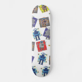Skateboard Motif robotique (Recto)