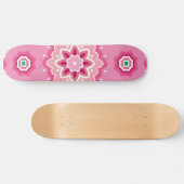 Skateboard Motif rose et fleuri (Horz)