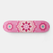 Skateboard Motif rose et fleuri (Horz)