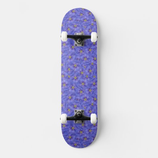 Skateboard Motif sans couture bleu (Recto)