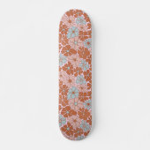 Skateboard Motif sans couture rétro (Devant)