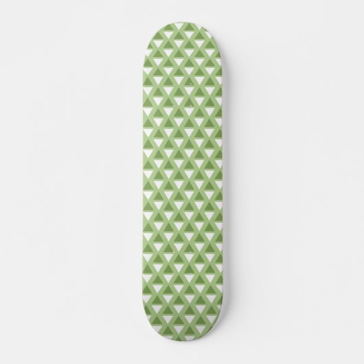Skateboard Motif simple vert pastel (Devant)