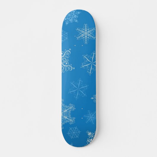Skateboard Motif Snowflake (Devant)