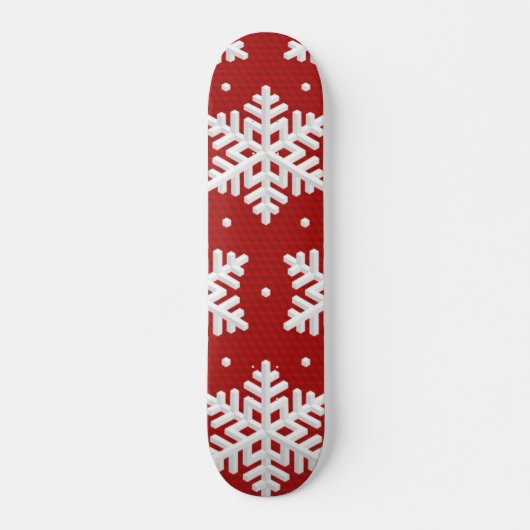 Skateboard Motif Snowflake (Devant)