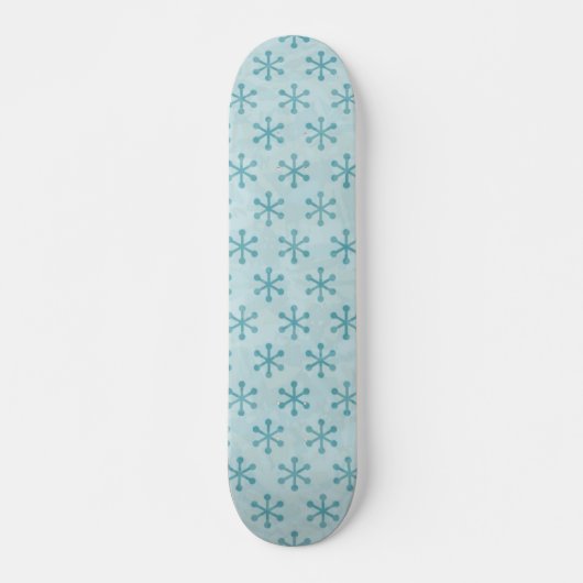 Skateboard Motif Snowflake (Devant)