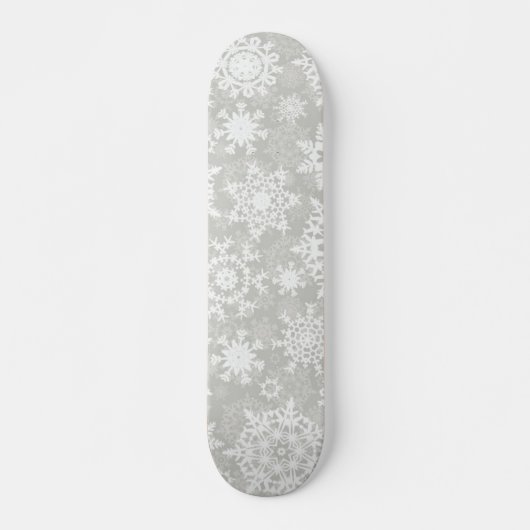 Skateboard Motif Snowflake (Devant)