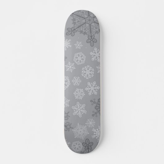 Skateboard Motif Snowflake (Devant)