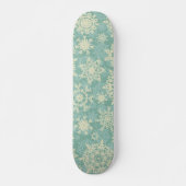 Skateboard Motif Snowflake (Devant)