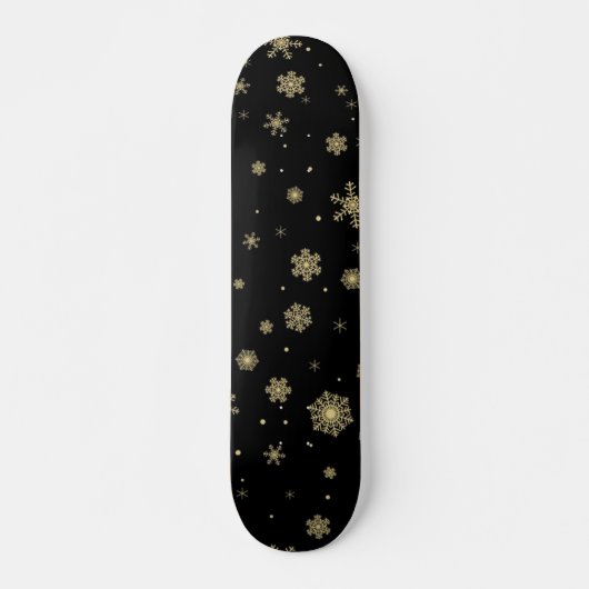 Skateboard Motif Snowflake (Devant)