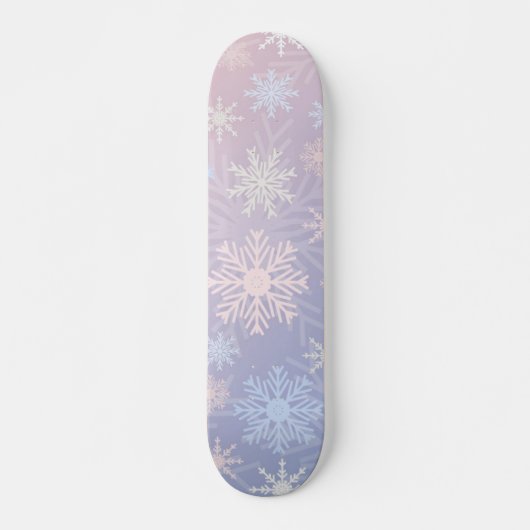 Skateboard Motif Snowflake (Devant)