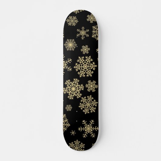 Skateboard Motif Snowflake (Devant)