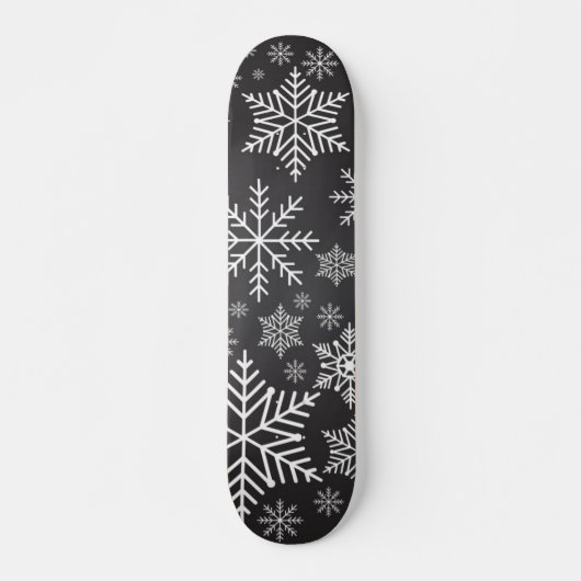 Skateboard Motif Snowflake (Devant)