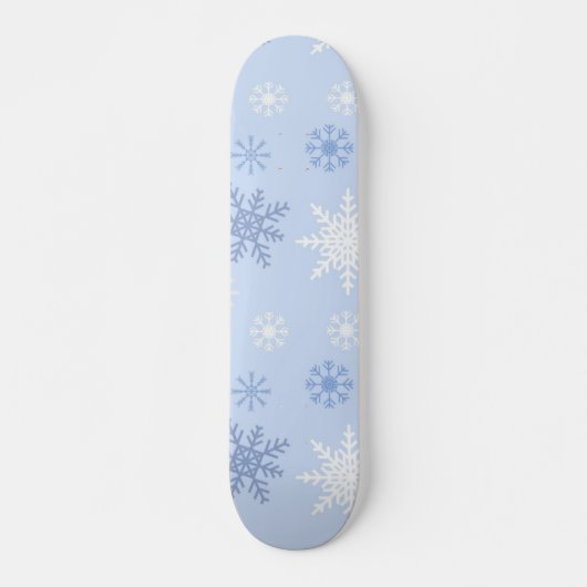 Skateboard Motif Snowflake (Devant)
