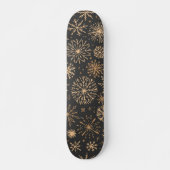 Skateboard Motif Snowflake (Devant)
