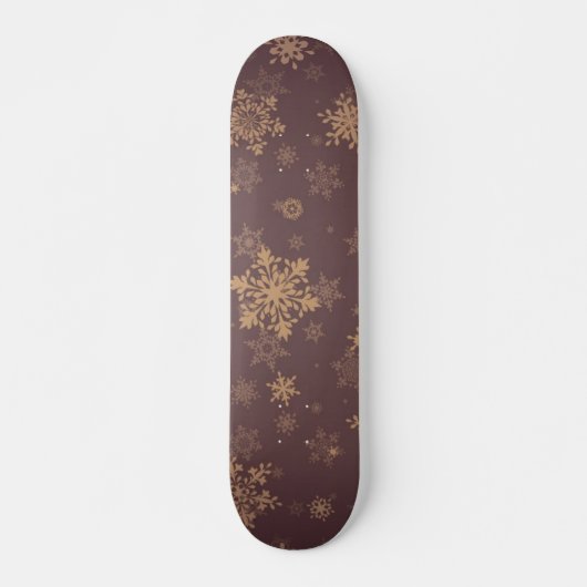 Skateboard Motif Snowflake (Devant)