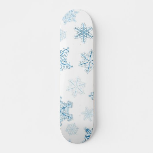 Skateboard Motif Snowflake (Devant)