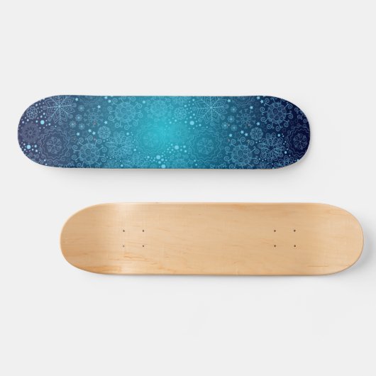 Skateboard Motif Snowflake (Horz)