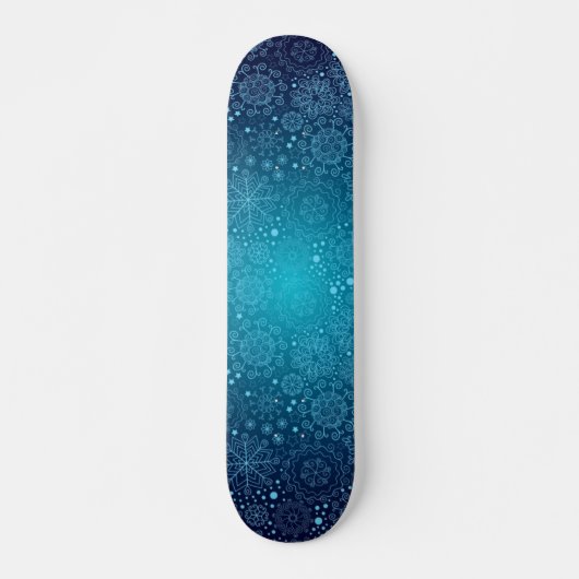 Skateboard Motif Snowflake (Devant)