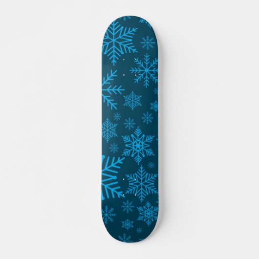 Skateboard Motif Snowflake (Devant)