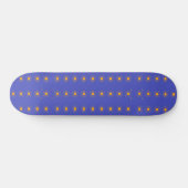 Skateboard Motif solaire jaune (Horz)