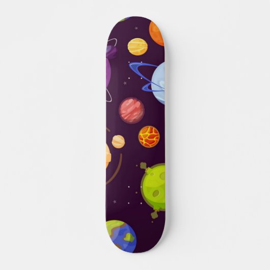 Skateboard Motif spatial (Devant)