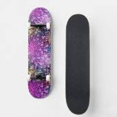 Skateboard Motif tacheté vif (Recto)