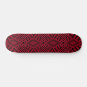 Skateboard Motif tendance Red et Black Star (Horz)