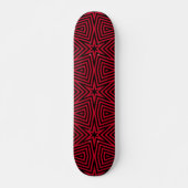 Skateboard Motif tendance Red et Black Star (Devant)