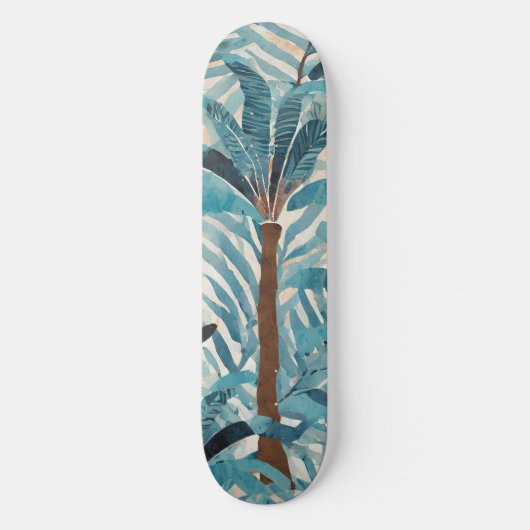 Skateboard motif tropical (Recto)