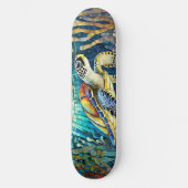 Skateboard motif tropical (Recto)