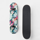 Skateboard Motif tropical coloré (Recto)