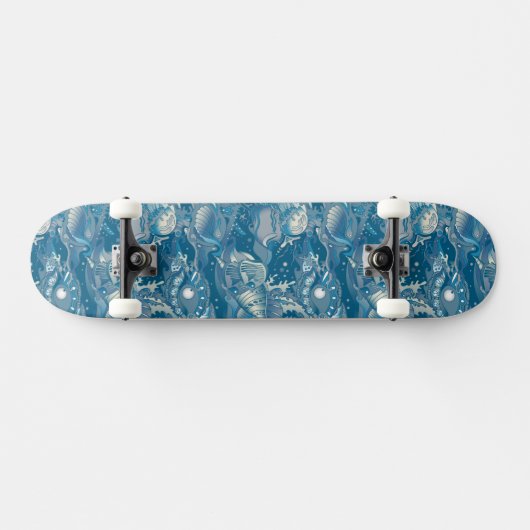 Skateboard Motif tropical de mer (Horz)