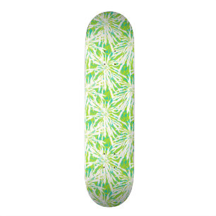 Skateboard Motif tropical de palmettes
